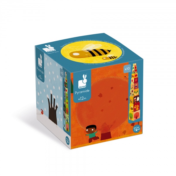 Pyramide ronde les animaux de la forêt Janod