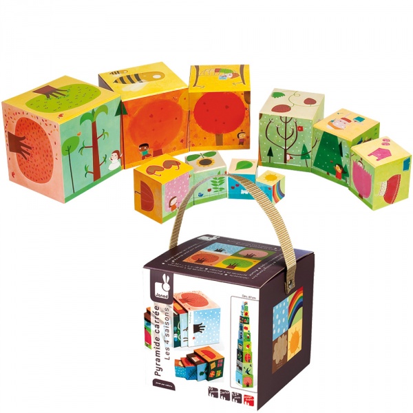 Pyramide ronde les animaux de la forêt Janod