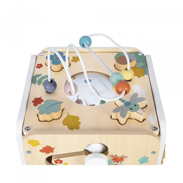 Maxi cube d'activités en bois pour enfant pure Janod