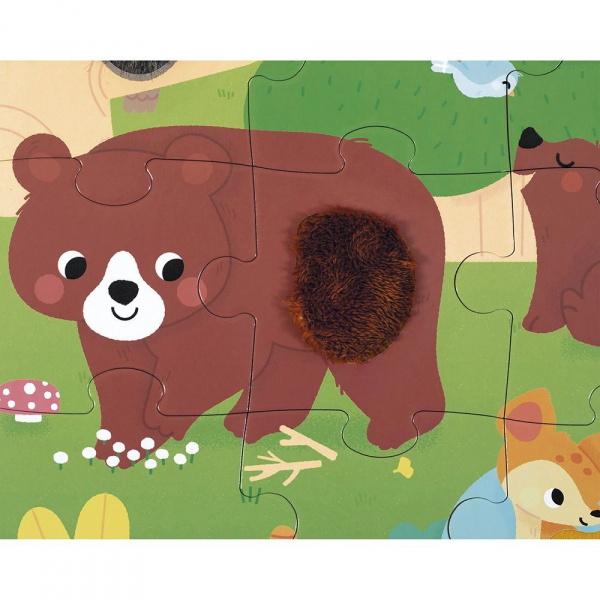 Puzzle tactile la forêt 20 pièces Janod