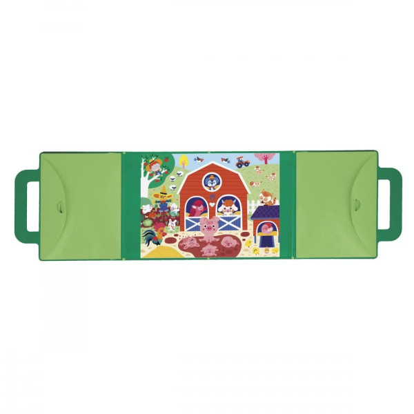 Puzzle de voyage enfant 24 pcs magnéti'puzzle ferme Janod