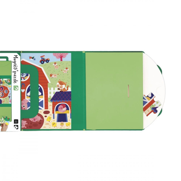 Puzzle de voyage enfant 24 pcs magnéti'puzzle ferme Janod
