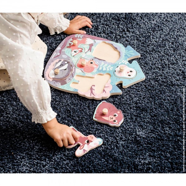 Puzzle en bois aquarium 6 pièces Janod