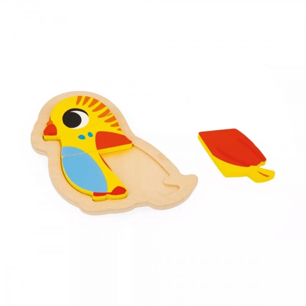 Lot de 4 puzzles évolutifs animaux de compagnie Janod