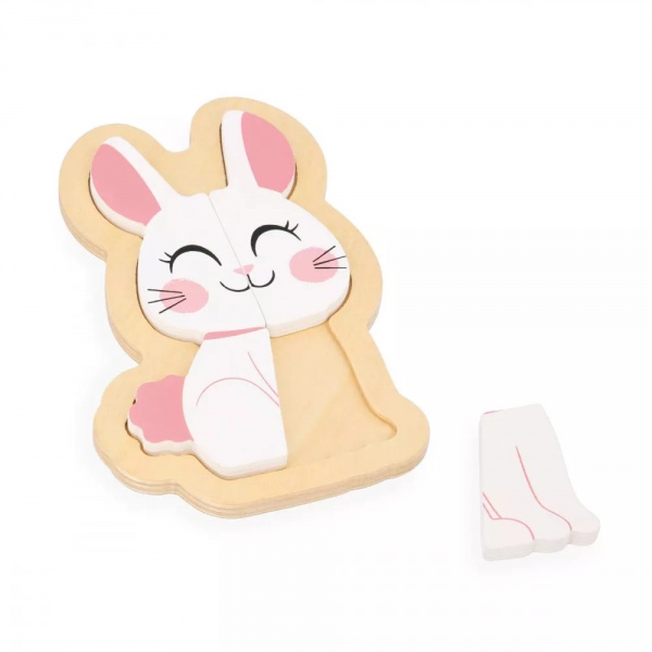 Lot de 4 puzzles évolutifs jardin Janod