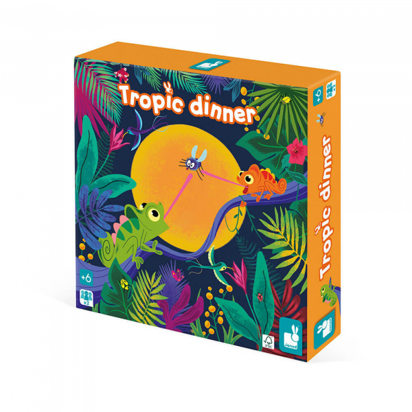 Jeu de société pour enfant tropic dinner Janod
