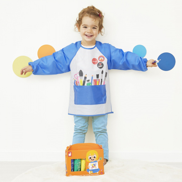 Lot de 5 tubes de peinture à doigt Janod