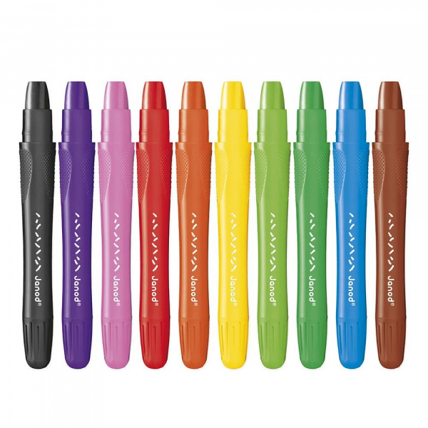 Set de 10 crayons gel Janod