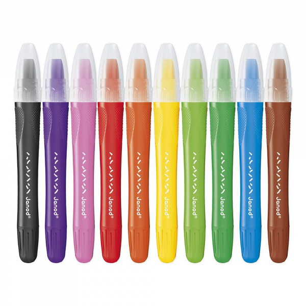 Set de 10 crayons gel Janod