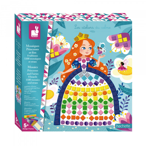 Coffret créatif mosaïques princesses et fées Janod