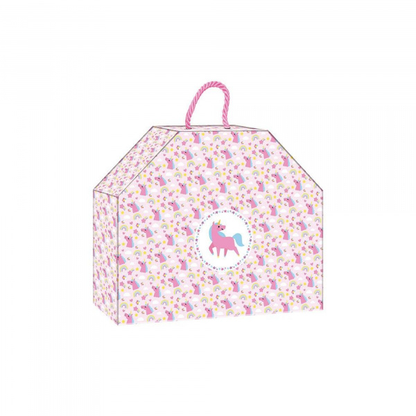 Boîte de 4 bijoux en bois à créer rainbow land Janod