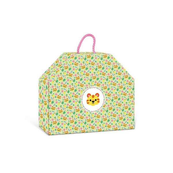 Boîte de 4 bijoux en bois à créer secret jungle Janod