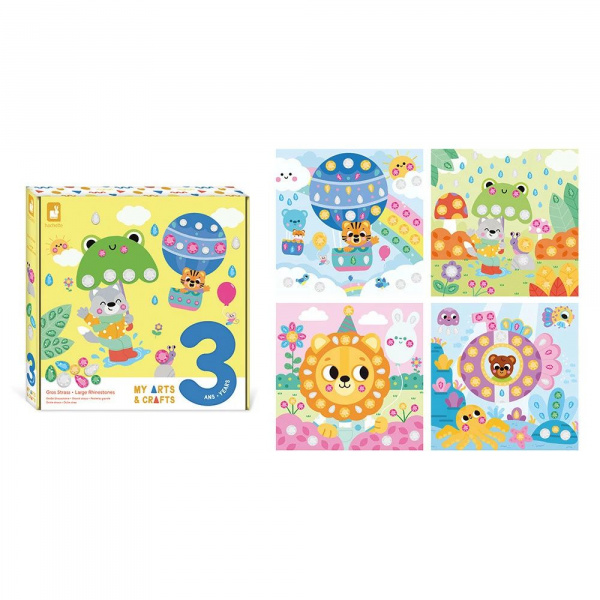 Coffret créatif pour enfant gros strass Janod