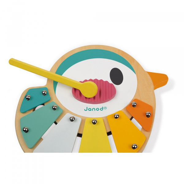 Xylophone pour enfant en forme d'oiseau Janod