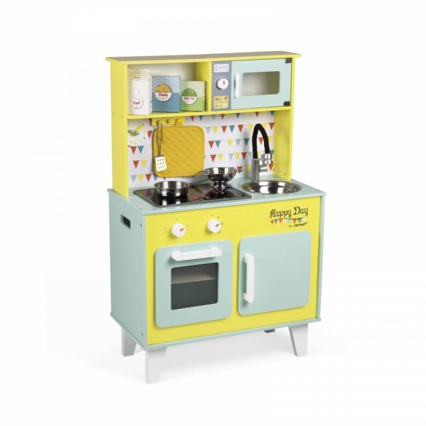 Grande cuisine enfant en bois happy day Janod
