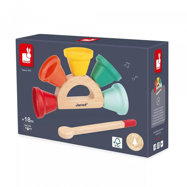 Jouet musical clochettes gioia Janod