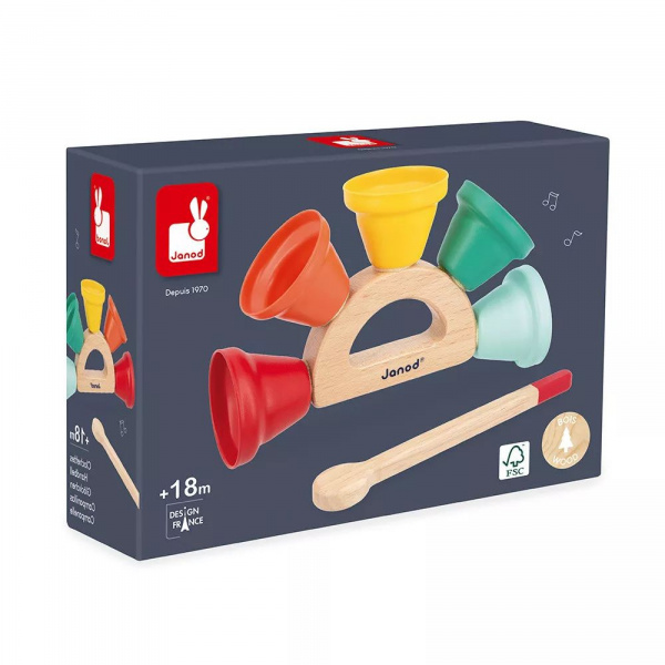 Jouet musical clochettes gioia Janod
