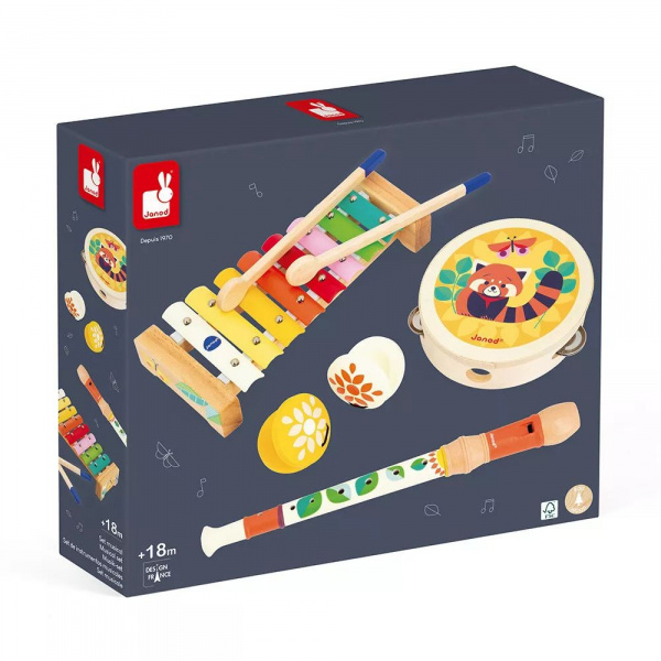 Set de 4 instruments de musique gioia Janod