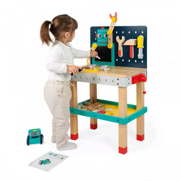 Établi enfant géant magnétique robot brico kids Janod