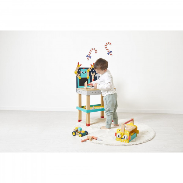 Établi enfant géant magnétique robot brico kids Janod