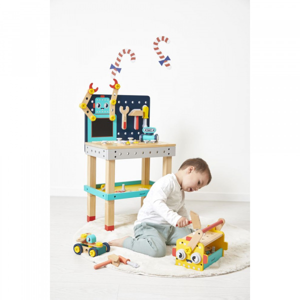 Établi enfant géant magnétique robot brico kids Janod