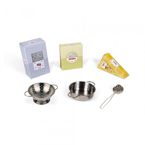 Grande cuisine enfant en bois mozaïc Janod