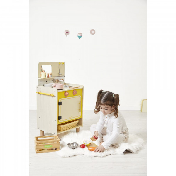 Cuisine en bois pour enfant mamie soleil Janod