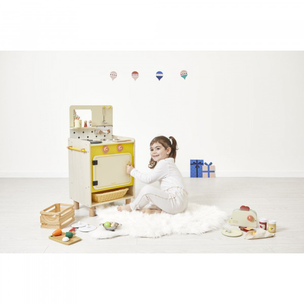 Cuisine en bois pour enfant mamie soleil Janod