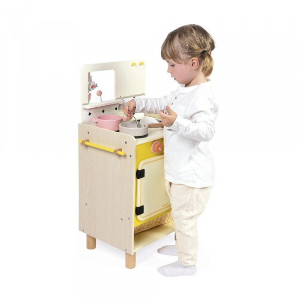 Cuisine en bois pour enfant mamie soleil Janod