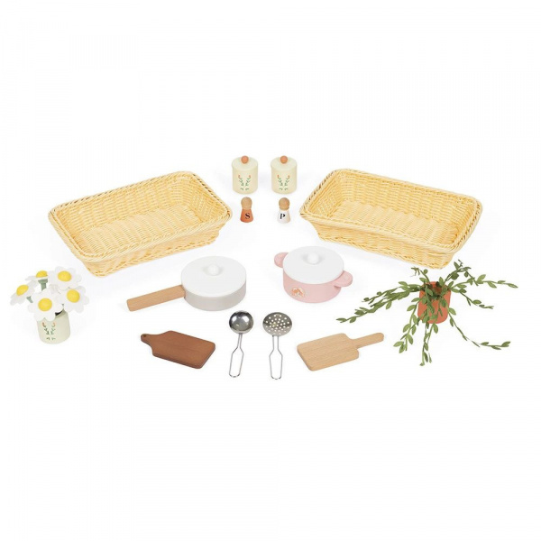 Grande cuisine en bois pour enfant mamie soleil Janod