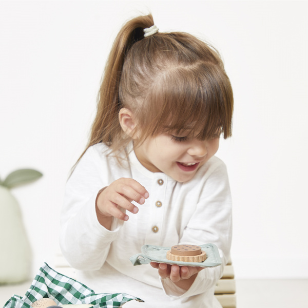 Dinette jeu d'imitation atelier de biscuits mamie soleil Janod