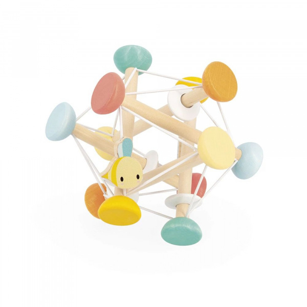 Balle sensorielle en bois enfant pure Janod