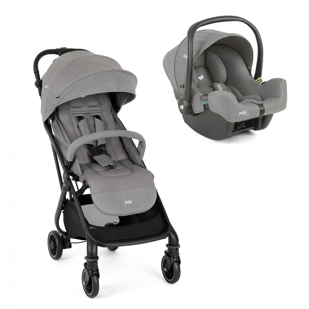 Poussette duo tourist pebble + siège auto i-snug 2 pebble de Joie sur  allobébé