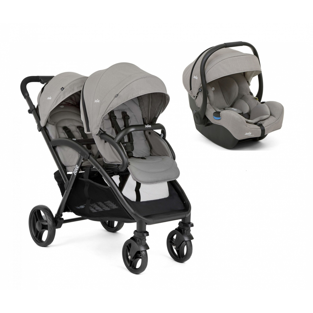 Poussette duo Essential avec siège-auto i-Size noir/gris