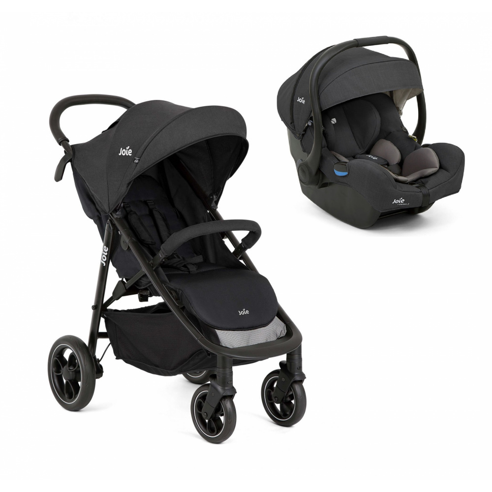 Poussette duo litetrax s shale + siège auto i-gemm 3 shale de Joie sur  allobébé