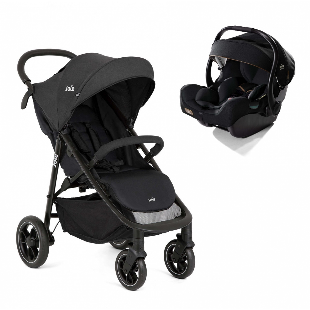 Poussette duo litetrax s shale + siège auto i-jemini eclipse de