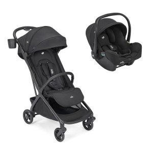 Poussette duo porto + siège auto i-snug 2 raven Joie