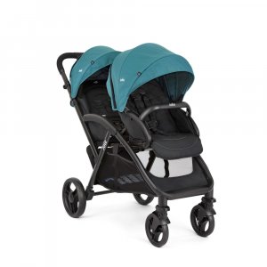 Poussette duo evalite double capri bleu + siège auto i-gemm 3 shale noir Joie