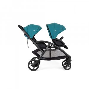 Poussette duo evalite double capri bleu + siège auto i-gemm 3 shale noir Joie