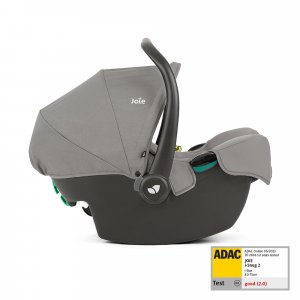 Poussette duo chrome + siège auto i-snug 2 pebble gris Joie