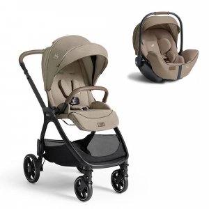 Poussette duo valora signature + siège auto i-level pro sandstone Joie