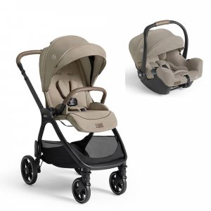 Poussette duo valora signature + siège auto i-starter sandstone Joie