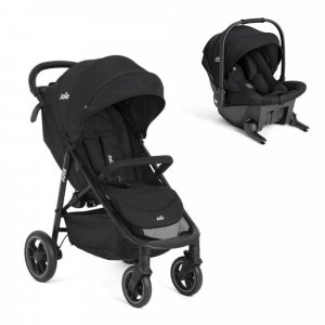 Poussette duo litetrax shale + siège auto sprint eclipse noir Joie