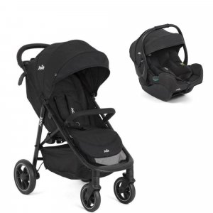 Poussette duo litetrax shale + siège auto i-gemm 3 raven Joie