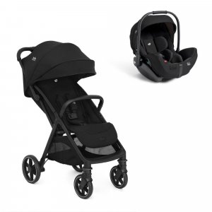 Poussette duo parcel lx signature + siège auto i-level pro signature eclipse noir Joie