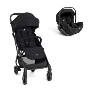 Poussette duo tourist raven + siège auto i-level pro eclipse Joie