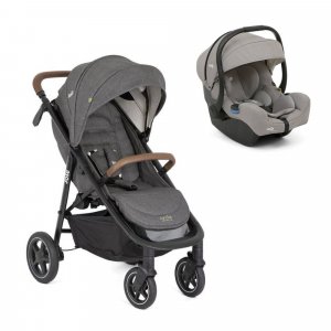 Poussette duo mytrax pro shell gray + siège auto i-gemm 3 pebble gris Joie
