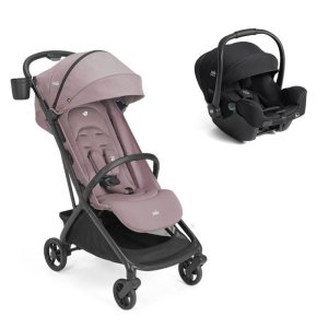 Poussette duo porto elderberry + siège auto i-starter eclipse Joie