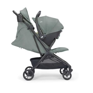 Poussette duo porto sky + siège auto i-snug 2 raven Joie