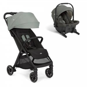 Poussette duo pact pro abyss + siège auto sprint evergreen vert Joie